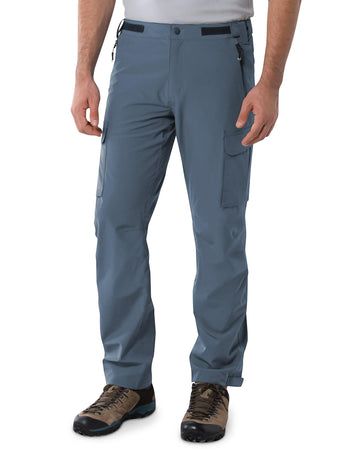 1.10 lbs/10000 mmH2O Index/10000 Level Breathable  Men's Rain Pants with 4 Multi Pockets and Adjustable Design 33,000ft